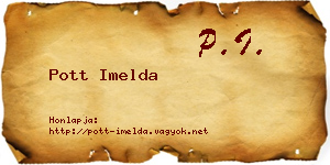 Pott Imelda névjegykártya